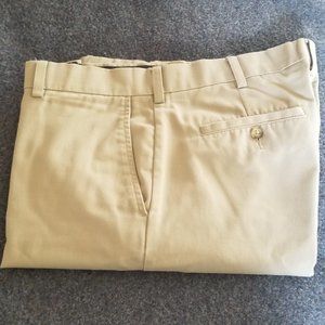 Men's Tan Cotton Khakis